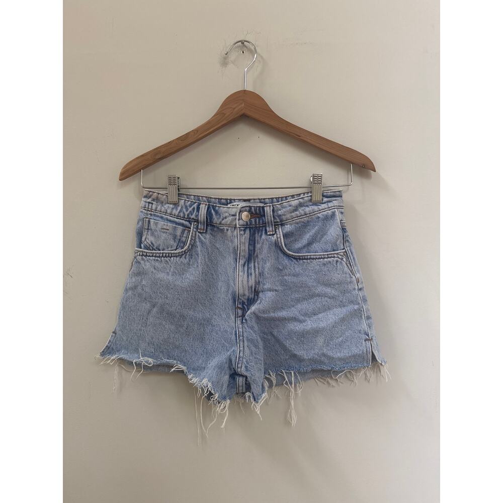 Zara Light Blue Denim Shorts